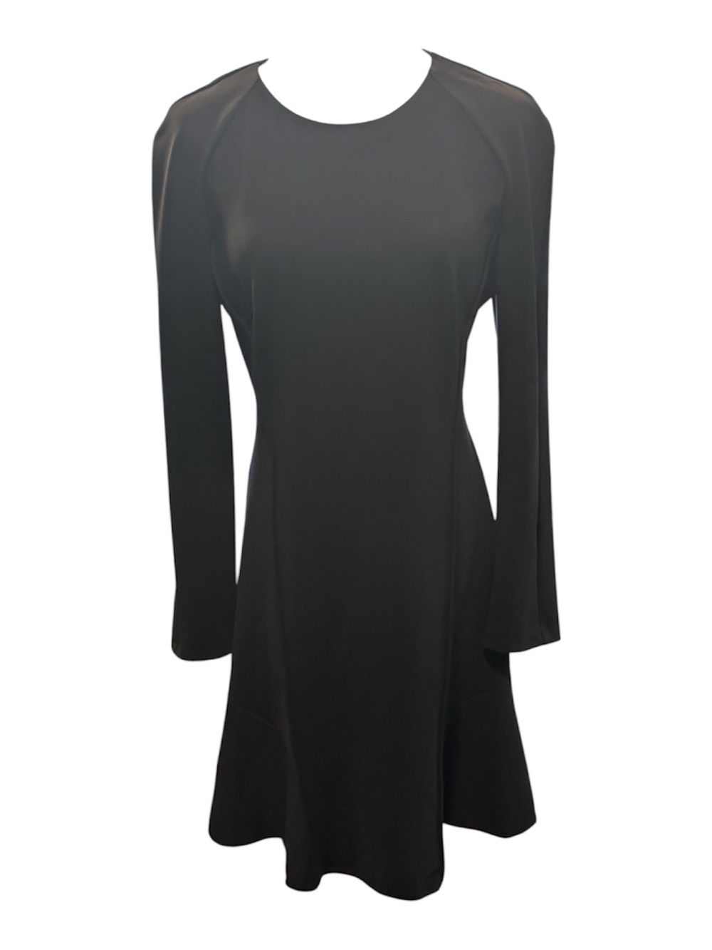 Theory Seam Sculpt Precision Ponte Black Dress NWT Size 10